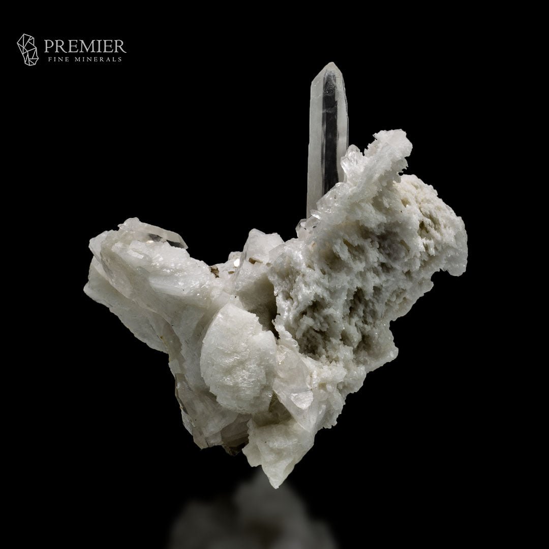 Lemurian Quartz with Schorl & Mica on Feldspar – Skardu Pakistan