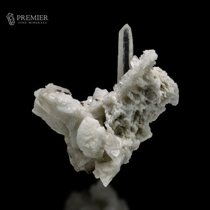Lemurian Quartz with Schorl & Mica on Feldspar – Skardu Pakistan