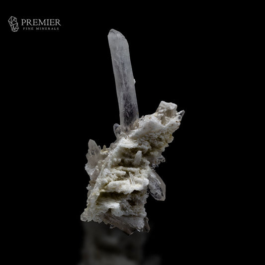Himalayan Lemurian Quartz Cluster on Matrix – Skardu