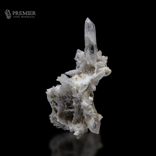 Himalayan Lemurian Quartz Cluster on Matrix – Skardu