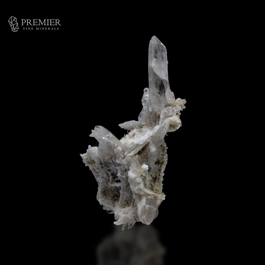 Himalayan Lemurian Quartz Cluster on Matrix – Skardu
