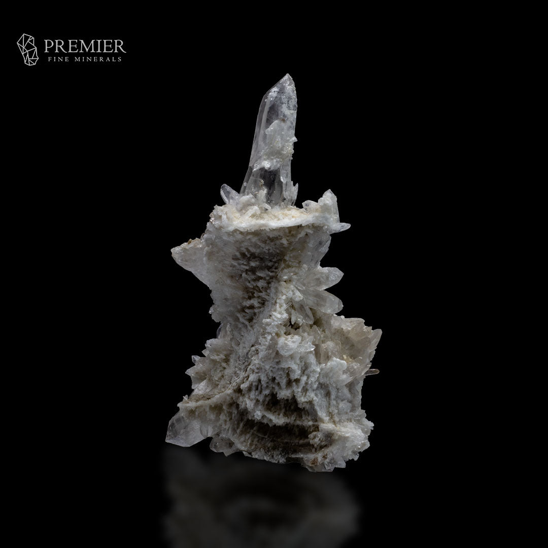Himalayan Lemurian Quartz Cluster on Matrix – Skardu