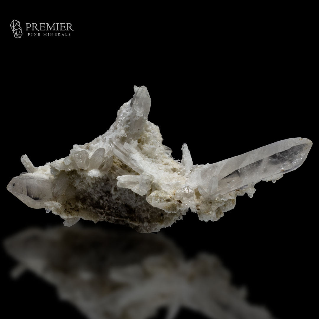 Himalayan Lemurian Quartz Cluster on Matrix – Skardu