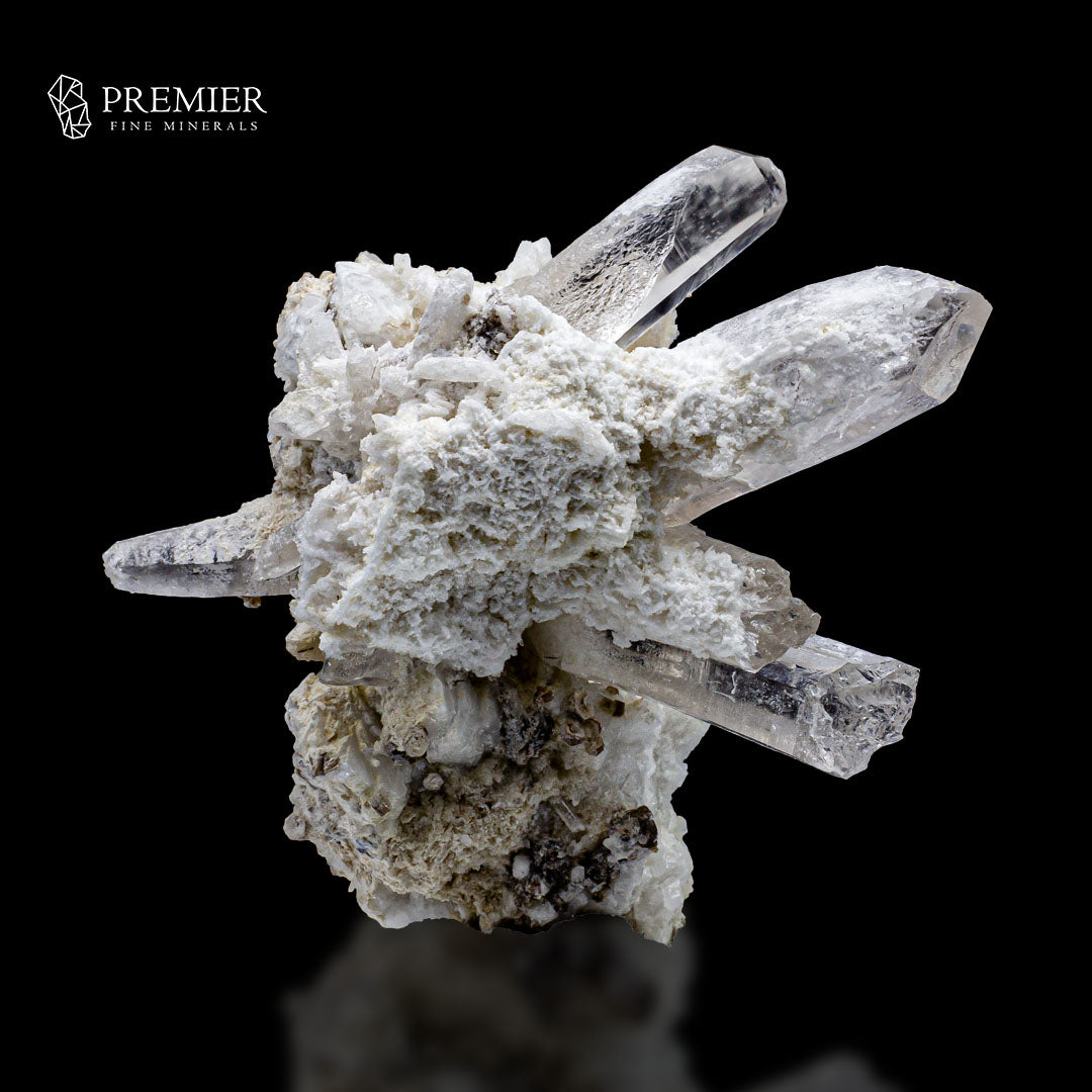 Lemurian Quartz Cluster on Feldspar Matrix – Skardu Pakistan