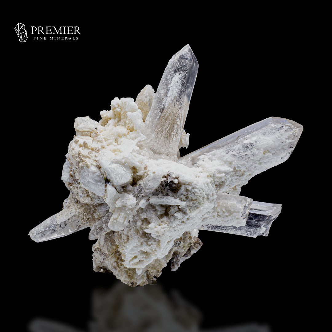 Lemurian Quartz Cluster on Feldspar Matrix – Skardu Pakistan