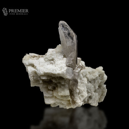 Standing Lemurian Quartz Cluster on Feldspar – Pakistan