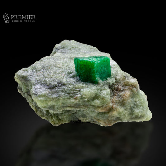 Emerald Crystal on Matrix - Swat Valley, Pakistan