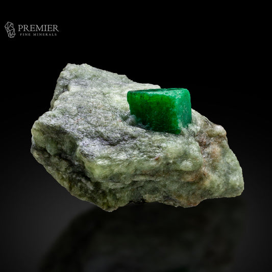 Emerald Crystal on Matrix - Swat Valley, Pakistan