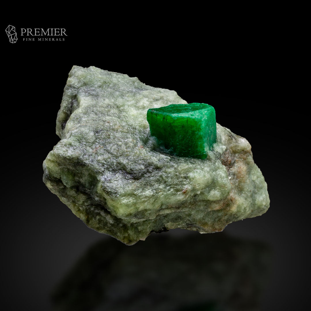 Emerald Crystal on Matrix - Swat Valley, Pakistan
