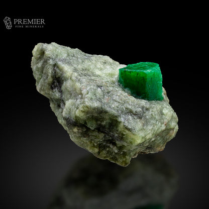 Emerald Crystal on Matrix - Swat Valley, Pakistan
