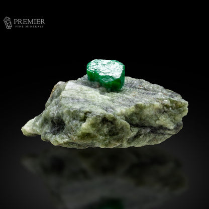 Emerald Crystal on Matrix - Swat Valley, Pakistan