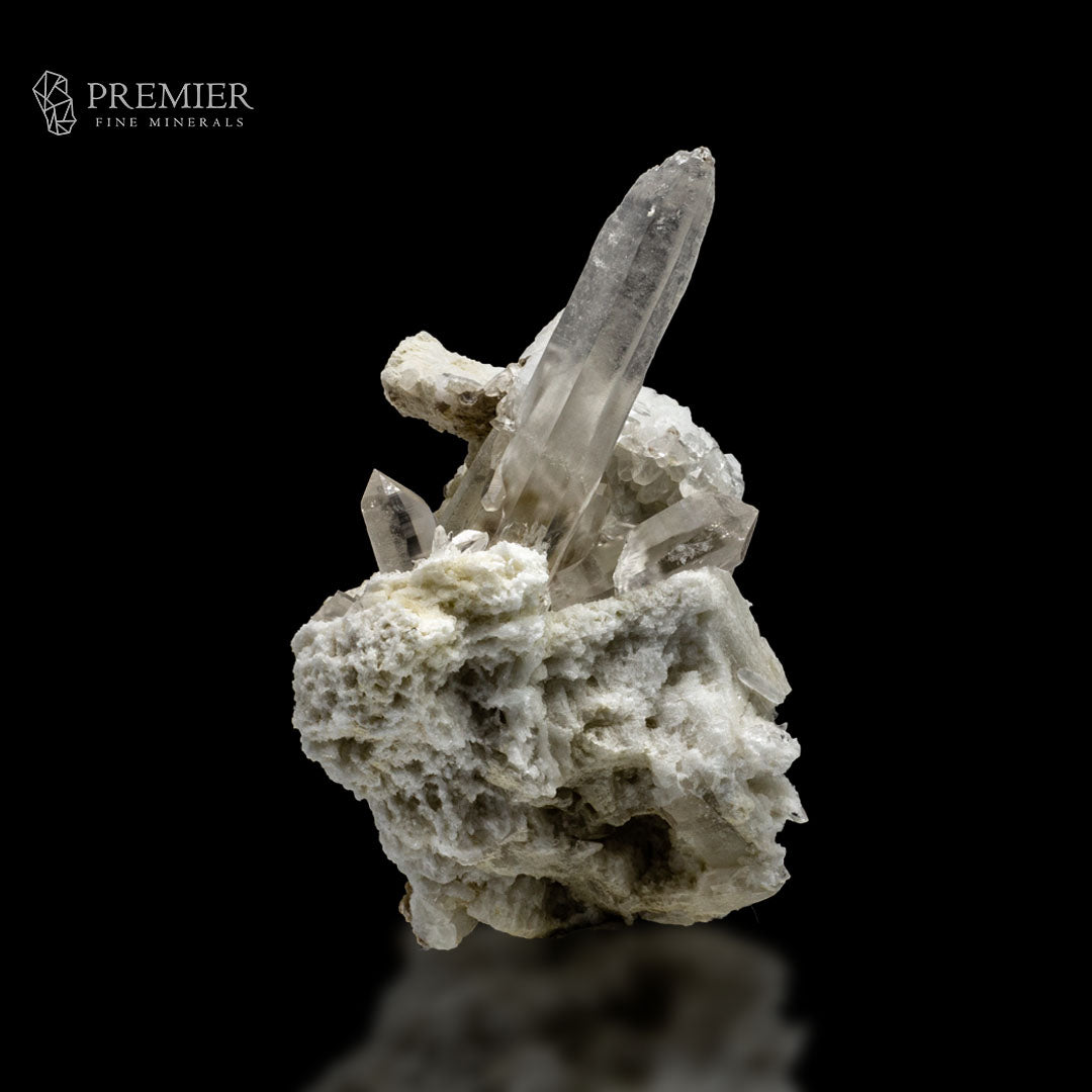 Himalayan Lemurian Quartz Cluster with Mica & Feldspar – Pakistan
