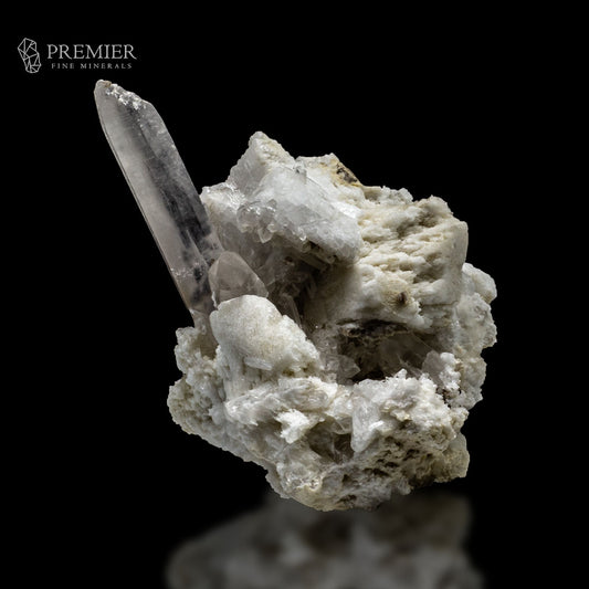 Himalayan Lemurian Quartz Cluster with Mica & Feldspar – Pakistan