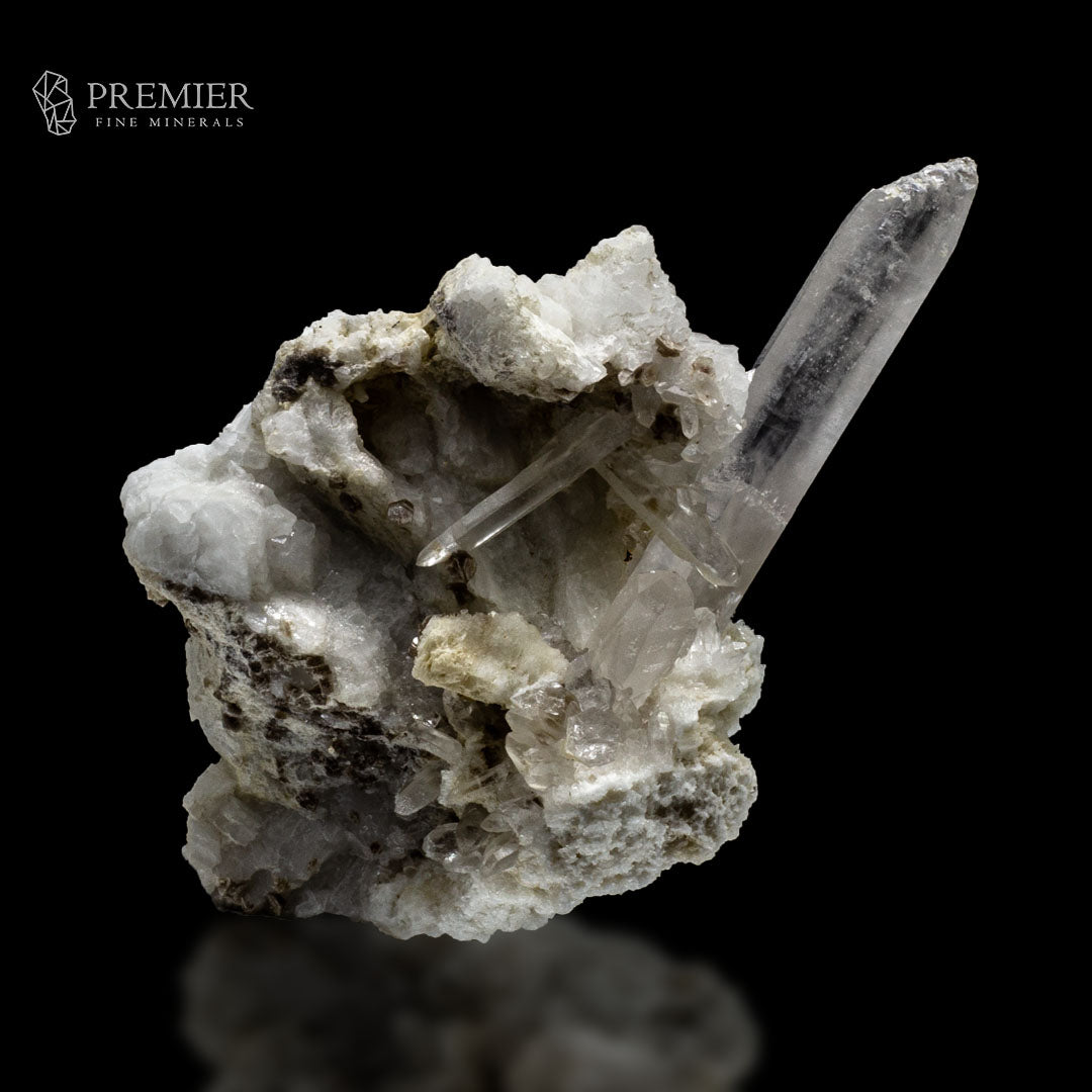 Himalayan Lemurian Quartz Cluster with Mica & Feldspar – Pakistan