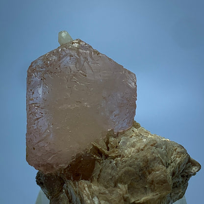 Morganite Crystal, Etched Morganite, Beryl Crystal, Muscovite Matrix, Calcite on Morganite, Pink Beryl, Rare Mineral, Collector Specimen, Crystal Cluster, Heart Chakra