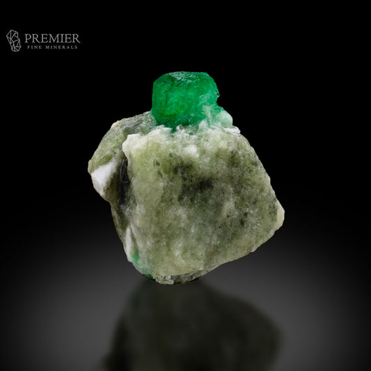 Emerald Crystal on Matrix from Pakistan