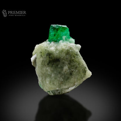 Emerald Crystal on Matrix from Pakistan