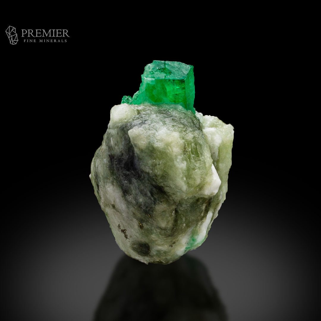 Emerald Crystal on Matrix from Pakistan