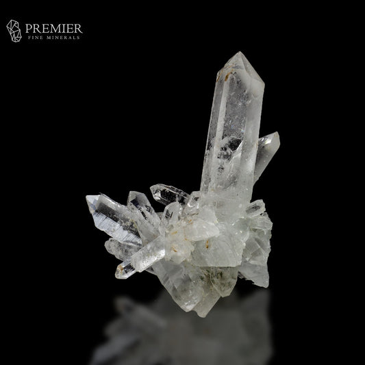 Lemurian Quartz, Himalayan Quartz, Pakistan Minerals, 15.92g, Mineral Cluster, Natural Crystal, Striated Quartz, Rock Crystal, Thumbnail Specimen