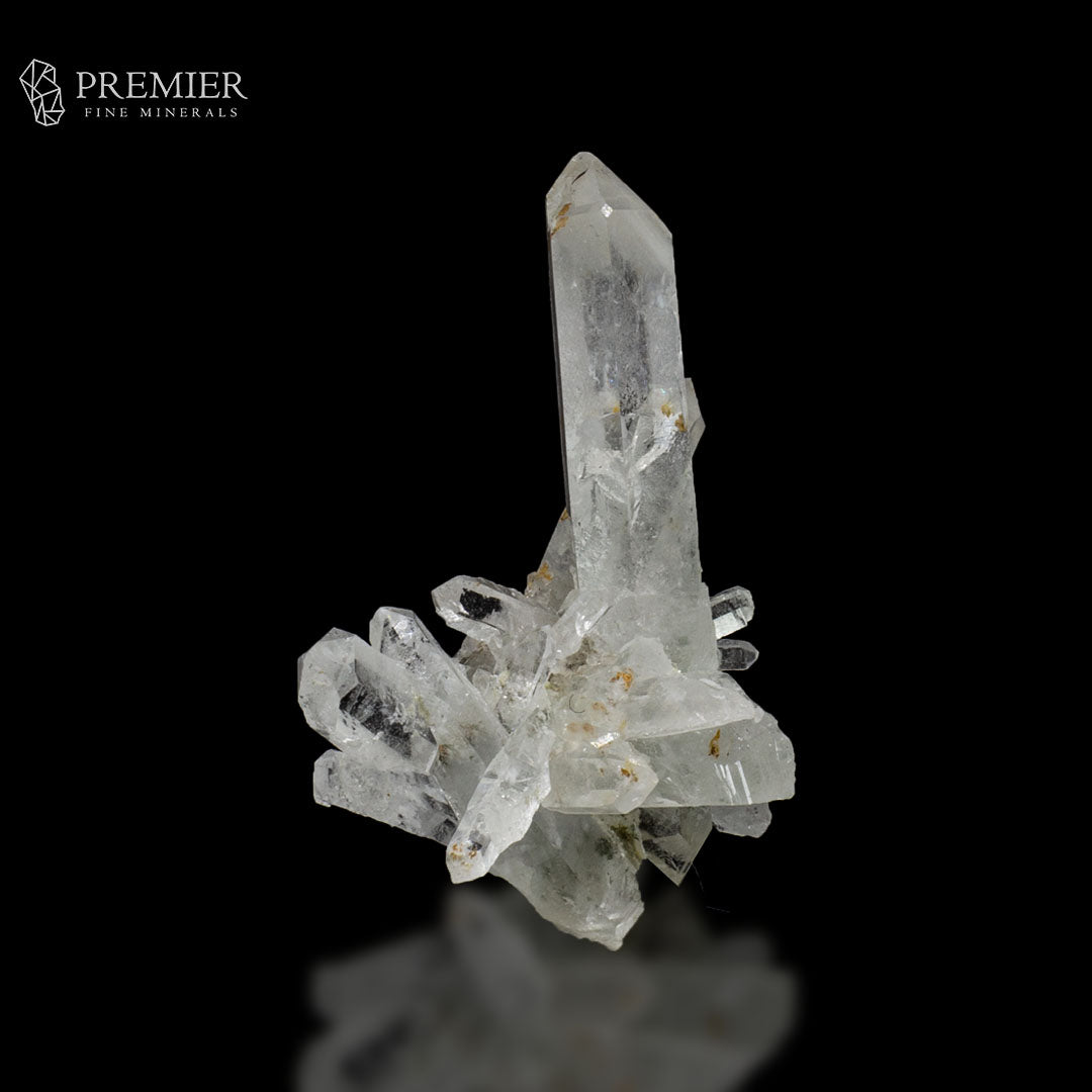 Lemurian Quartz, Himalayan Quartz, Pakistan Minerals, 15.92g, Mineral Cluster, Natural Crystal, Striated Quartz, Rock Crystal, Thumbnail Specimen