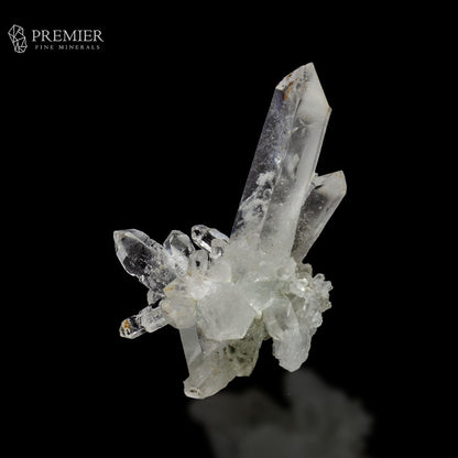 Lemurian Quartz, Himalayan Quartz, Pakistan Minerals, 15.92g, Mineral Cluster, Natural Crystal, Striated Quartz, Rock Crystal, Thumbnail Specimen