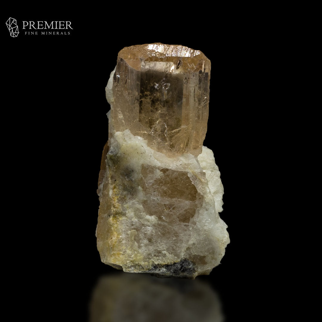 Imperial Topaz Crystal on Matrix - Pakistan