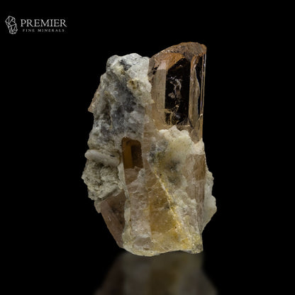 Imperial Topaz Crystal on Matrix - Pakistan