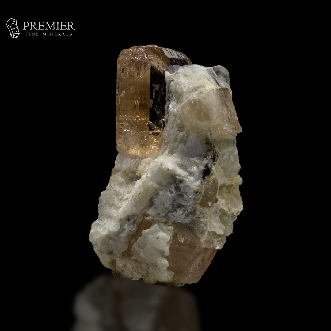 Imperial Topaz Crystal on Matrix - Pakistan