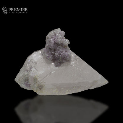 Lepidolite on Etched Quartz Specimen - Afghanistan