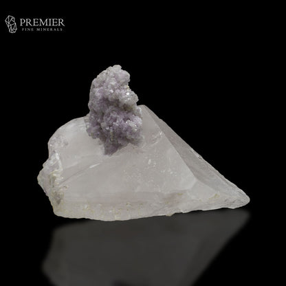 Lepidolite on Etched Quartz Specimen - Afghanistan
