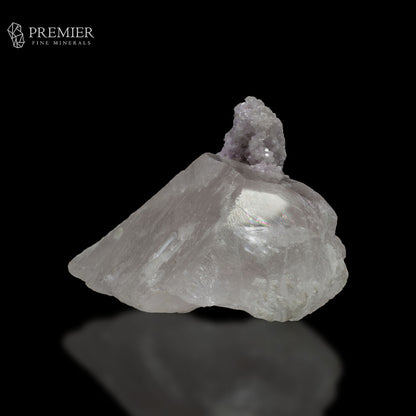 Lepidolite on Etched Quartz Specimen - Afghanistan