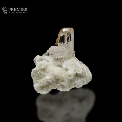 Perfectly Terminated Topaz on Albite - Pakistan