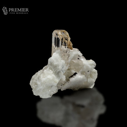 Perfectly Terminated Topaz on Albite - Pakistan