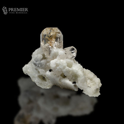 Perfectly Terminated Topaz on Albite - Pakistan