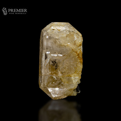 Topaz Double Terminated Crystal with Schorl  - Pakistan
