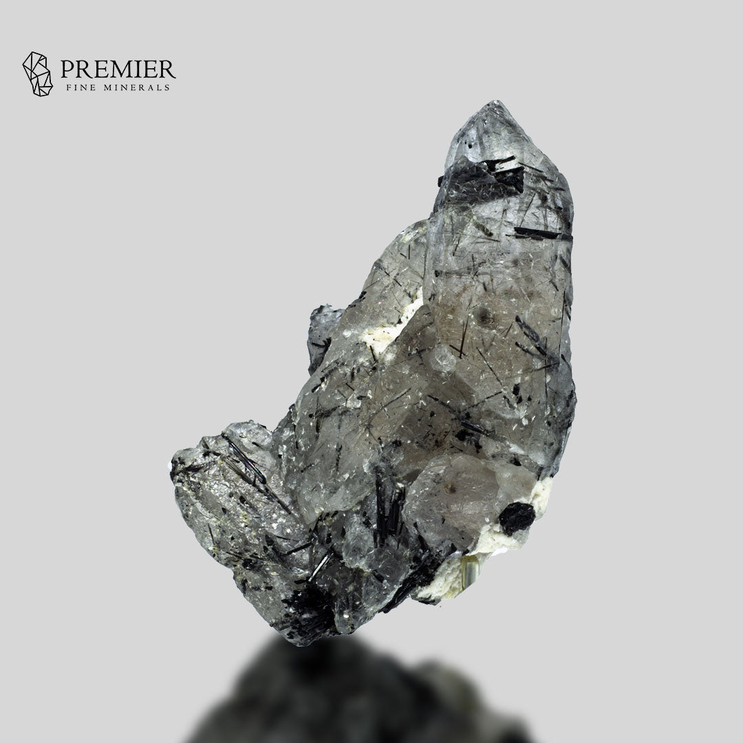 Tourmalinated Quartz Cluster from Afghanistan