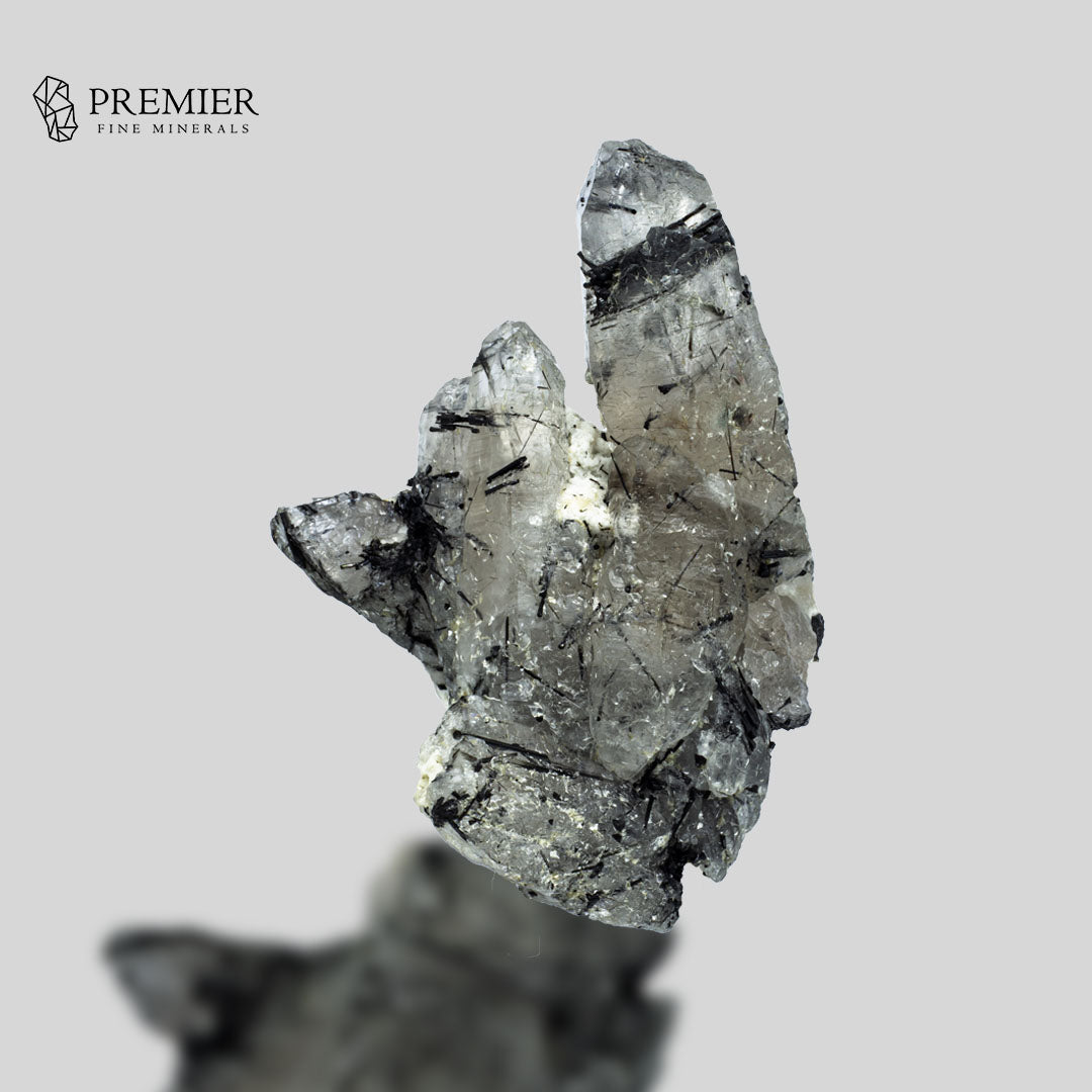 Tourmalinated Quartz Cluster from Afghanistan