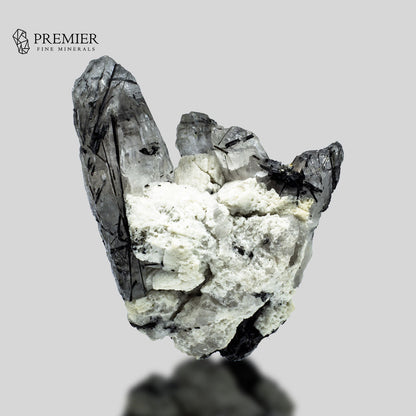 Tourmalinated Quartz Cluster from Afghanistan