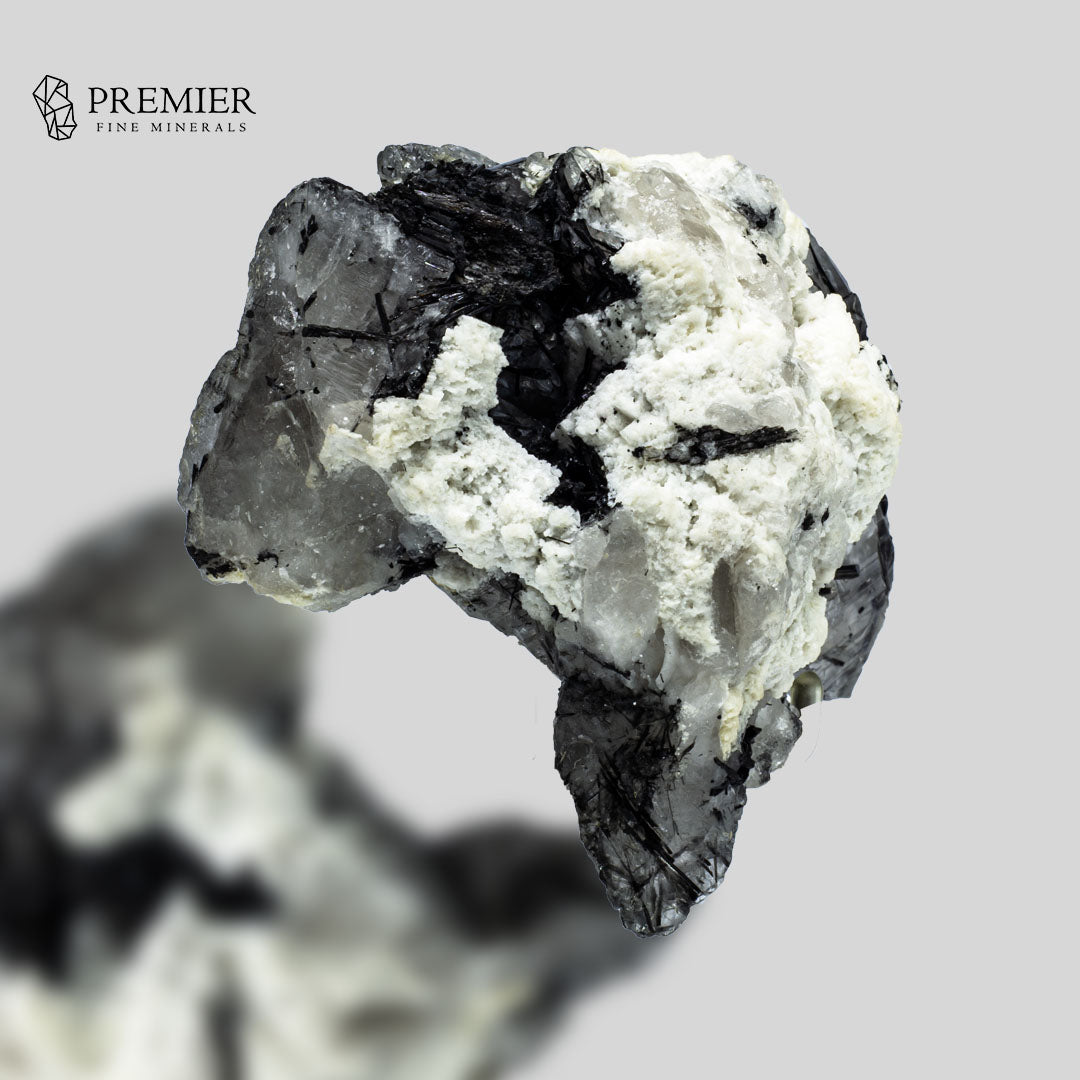 Tourmalinated Quartz Cluster from Afghanistan