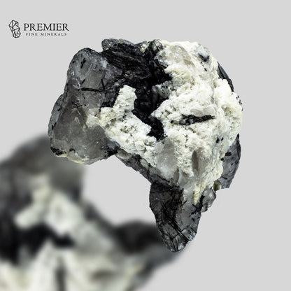 Tourmalinated Quartz Cluster from Afghanistan