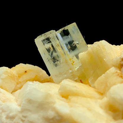 Twin Aquamarine Crystal on Matrix - Pakistan