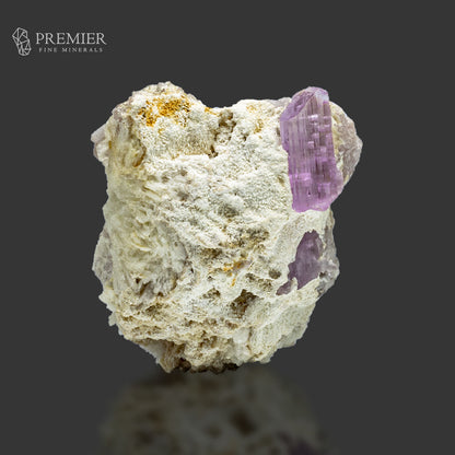 Kunzite Crystal in Feldspar Matrix | Afghanistan