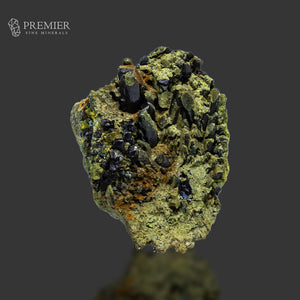 Vesuvianite, Magnetite & Diopside on Matrix - Pakistan