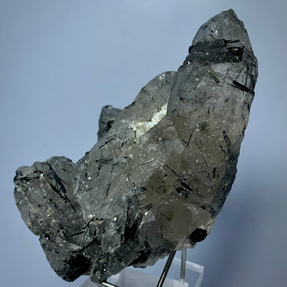 Schorl Quartz, Tourmalinated Quartz, Afghanistan Mineral, Protection Crystal, Grounding Stone, Quartz Cluster, Collector Specimen, Needle Inclusions, Investment Grade