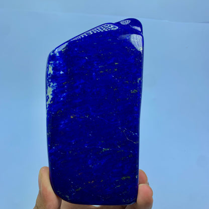 Lapis Lazuli Tumbled, 1400 Grams, Self Standing, Freeform Lapis, Deep Blue, Badakhshan Afghanistan, Polished Stone, Home Decor, Golden Pyrite, Display Stone