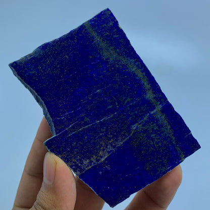 Lapis Lazuli Slab, Polished Slice, Royal Blue, Golden Pyrite, Afghan Lapis, Carats, Third Eye Chakra, Collector Gem, Display Mineral, Wisdom Stone, Afghanistan Mineral, Investment Stone, Crystal Dimensions