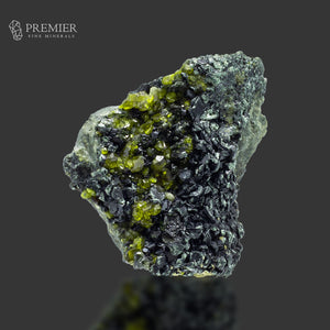 Vesuvianite Crystal on Biotite Matrix - Pakistan
