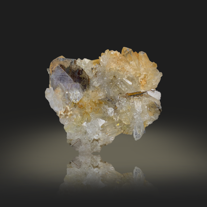 Brookite, Quartz, Slab Specimen, 77.1 Grams, 385.5 Carats, Pakistan Mineral, Titanium Dioxide, Rare Mineral, Collector Specimen, Large Specimen, Crystal Cluster, Aesthetic Mineral, TiO2