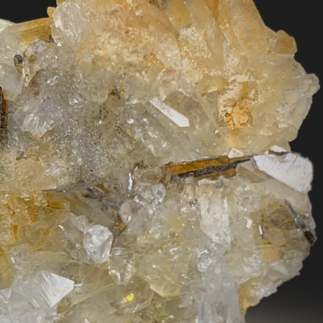 Brookite, Quartz, Slab Specimen, 77.1 Grams, 385.5 Carats, Pakistan Mineral, Titanium Dioxide, Rare Mineral, Collector Specimen, Large Specimen, Crystal Cluster, Aesthetic Mineral, TiO2