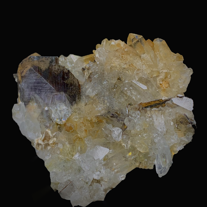 Brookite, Quartz, Slab Specimen, 77.1 Grams, 385.5 Carats, Pakistan Mineral, Titanium Dioxide, Rare Mineral, Collector Specimen, Large Specimen, Crystal Cluster, Aesthetic Mineral, TiO2